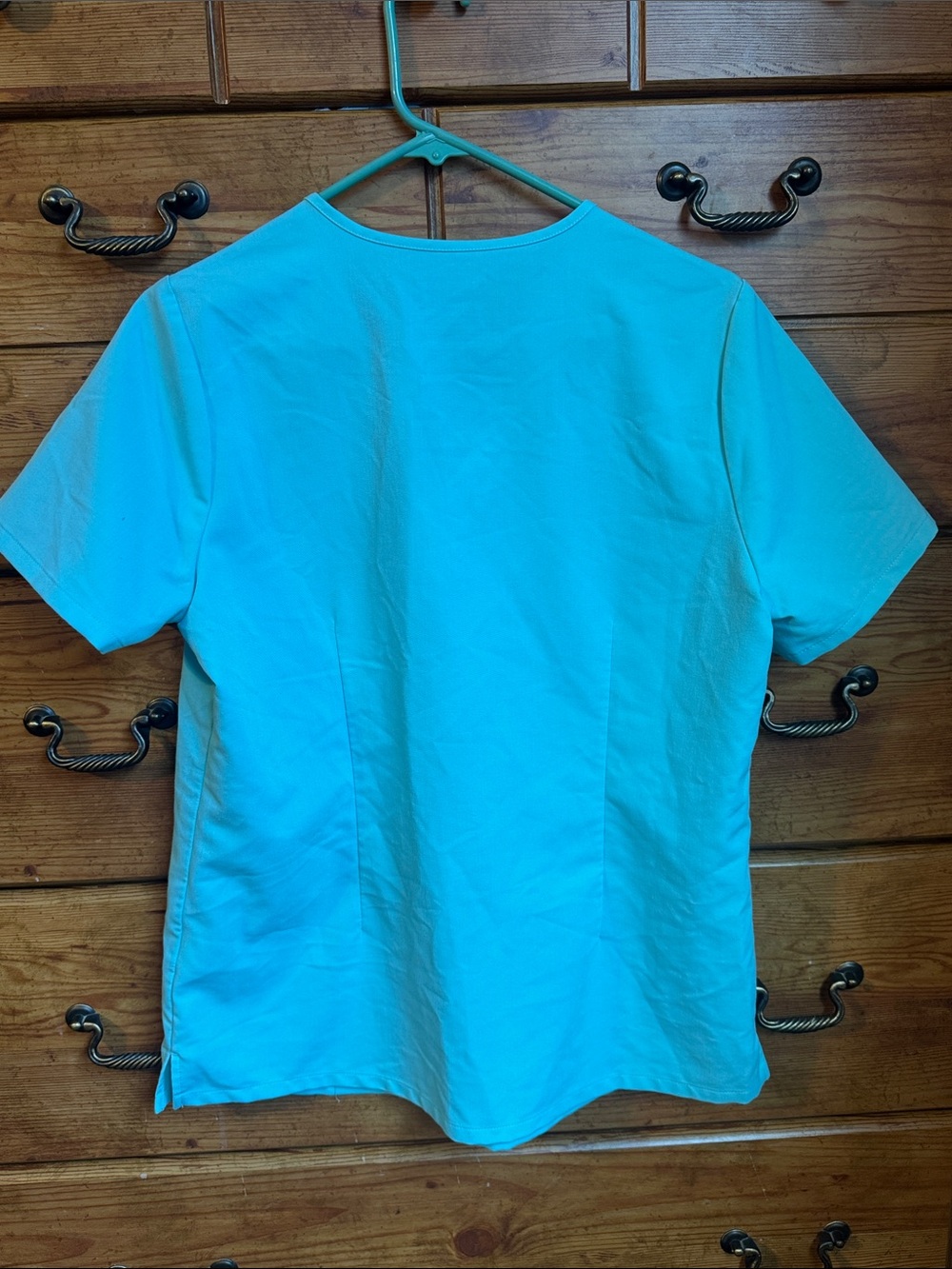Figs Catarina One-Pocket Scrub Top in Fresh Aqua Med LIKE NEW - Picture 5 of 5